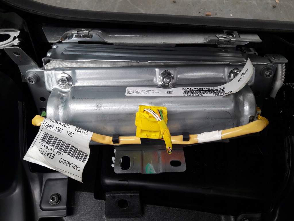 фото №11, Приборная панель консоль подушки безопасности ремни датчик kpl lancia musa