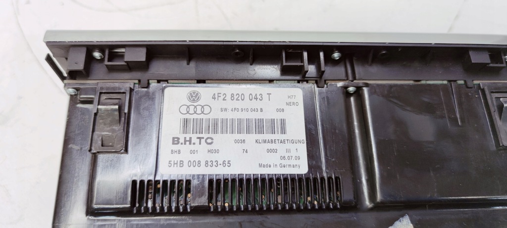 фото №6, Панель кліматронік audi a6 c6 lift 4f2820043t