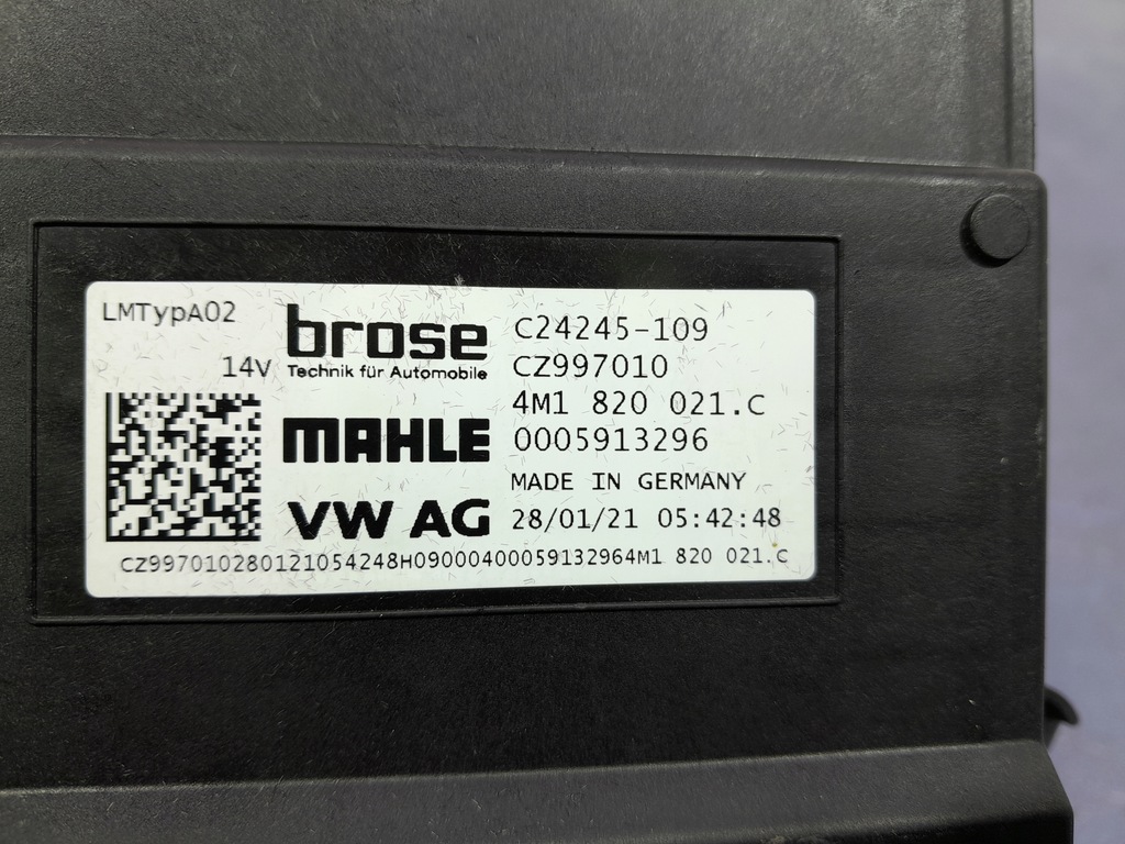 фото №5, Audi q7 ii 4m вентилятор воздуходувка воздуха 4m1820021c