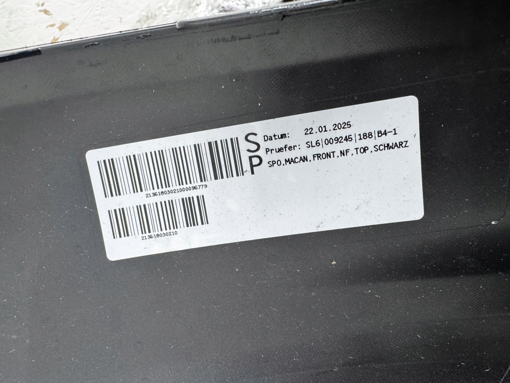 Купить Спойлер бампера перед porsche macan 95c gts turbo оригинал нет клеёный lak