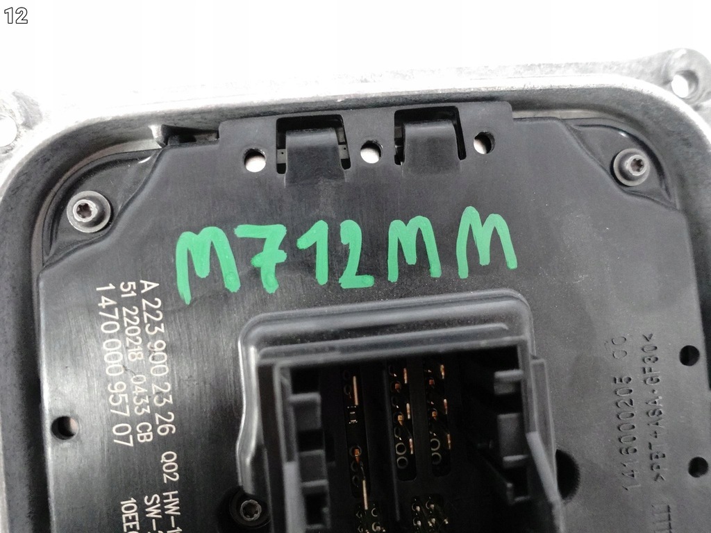 фото №13, Mercedes s-klasa w223 maybach x223 модуль перетворювач led лампи перед