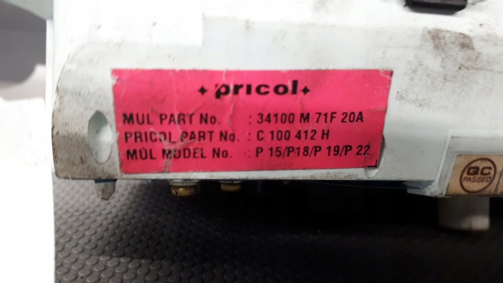 фото №9, 34100m71f20a счетчик приборная панель suzuki alto 1.0 1998r