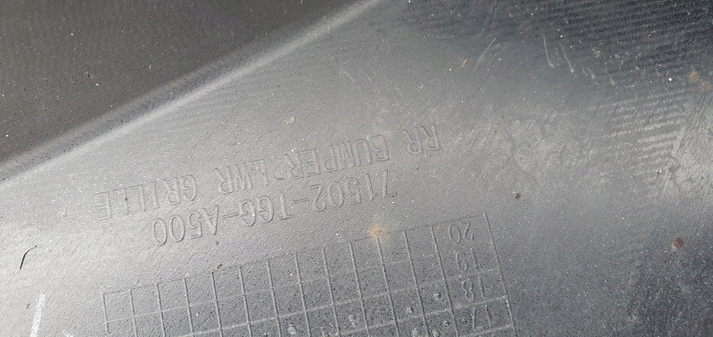 фото №7, Honda civic x 2017- накладка-спойлер диффузор бампер задняя