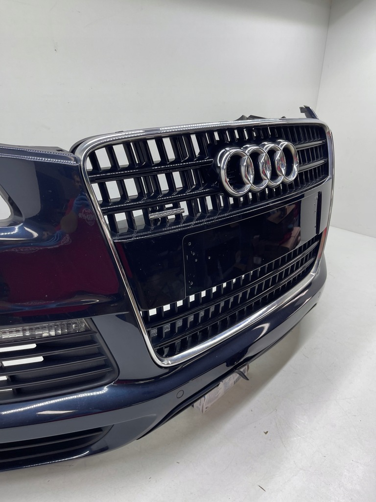 фото №12, Audi q7 4l s-line бампер перед полный kompletny 4x pdc цвет: lz5q niebieski