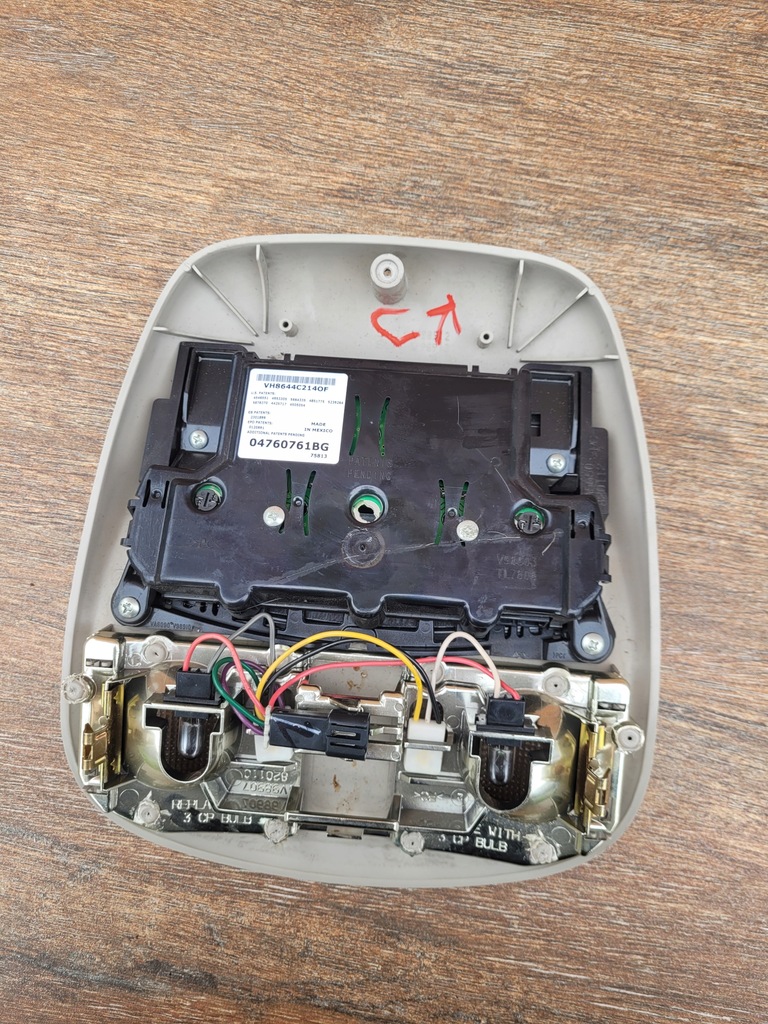 фото №9, Jeep cherokee kj лампа потолочный