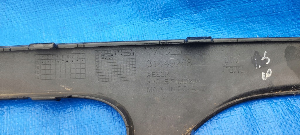 фото №11, Молдинг бампера задняя volvo xc60 ii