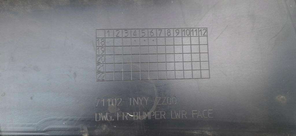 фото №15, Спойлер бампера перед honda crv cr-v 17-