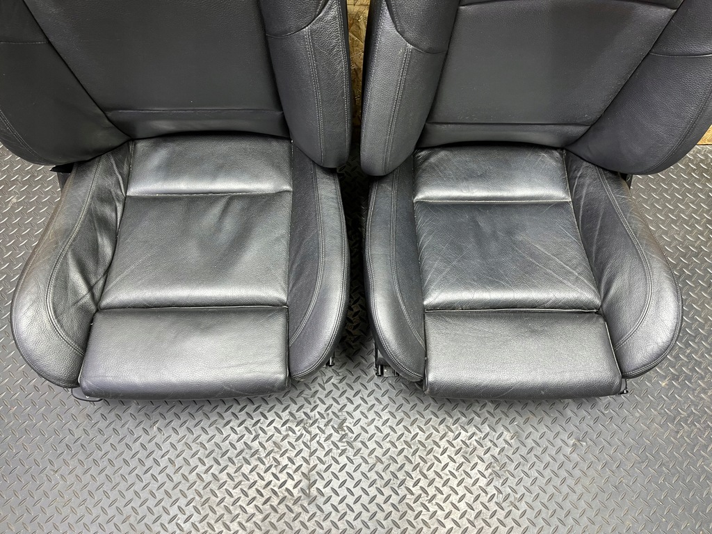 фото №11, Bmw f10 комплект сиденья подогрев uk заднее сиденье обшивки кожа czarna mpakiet