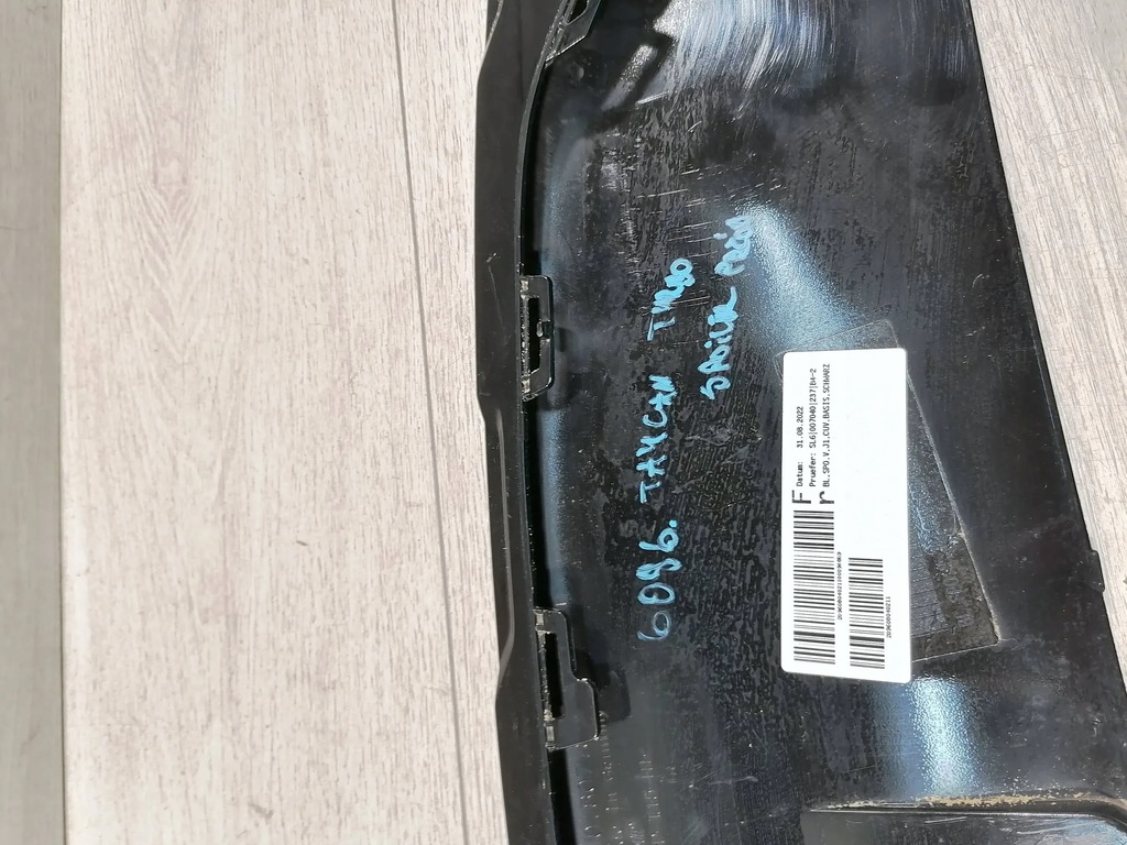 фото №11, Taycan turbo спойлер бампер перед 9j0807819c