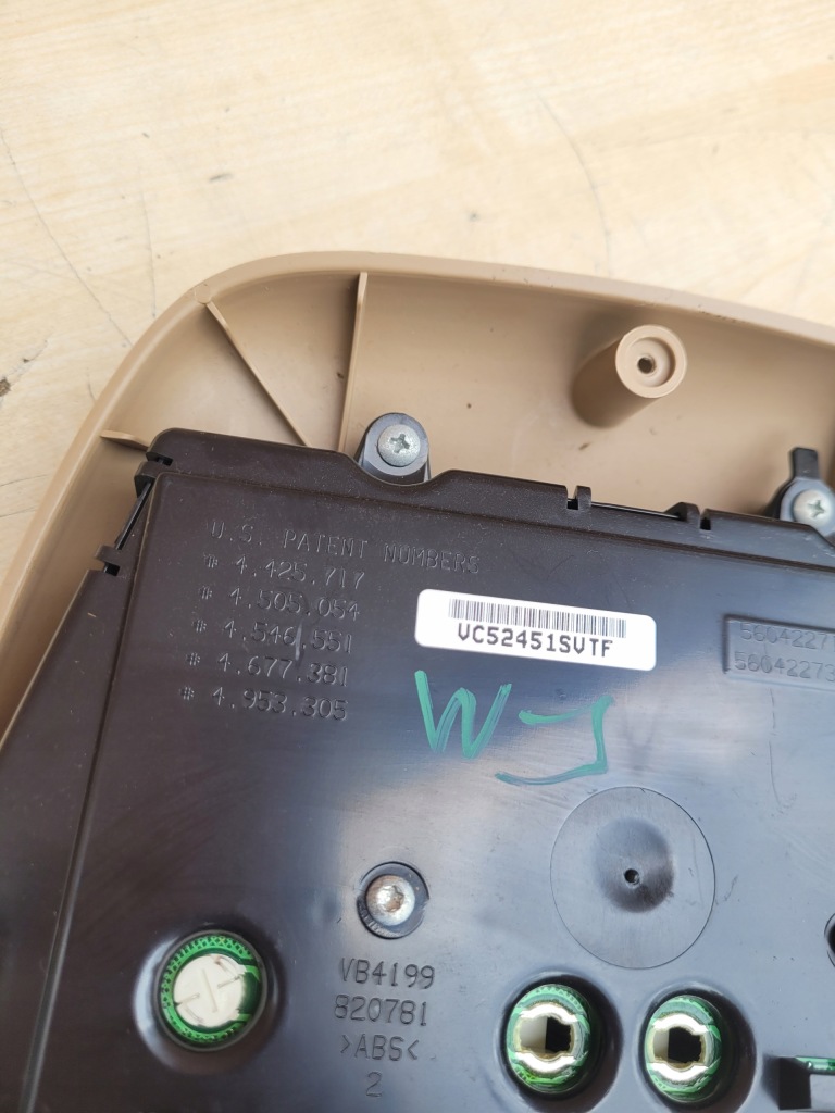 фото №11, Jeep grand cherokee wj лампа освітлення кабіни