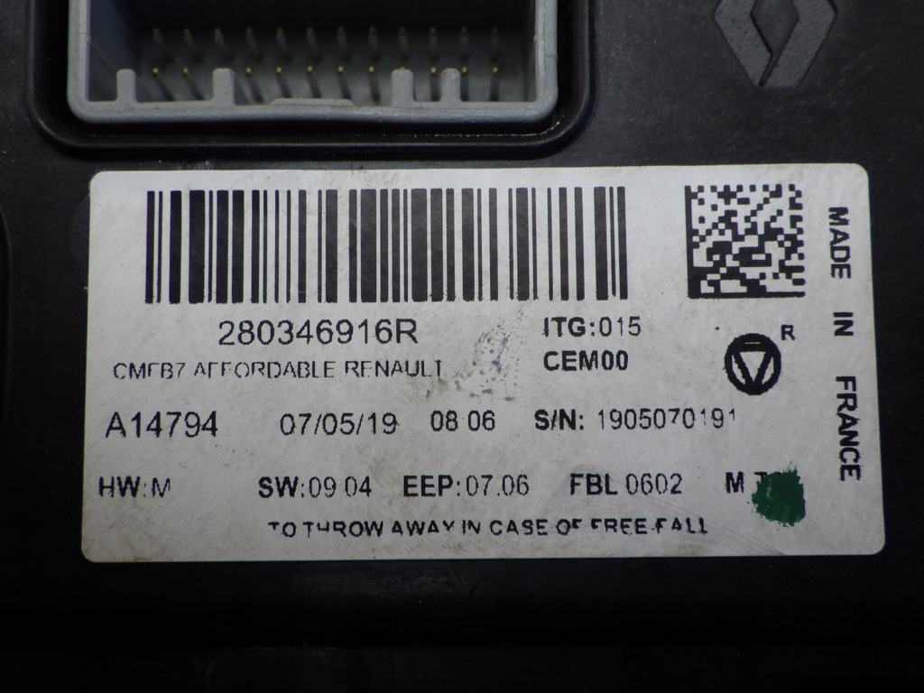 фото №5, Renault clio v екран панель сенсорний 280346916r