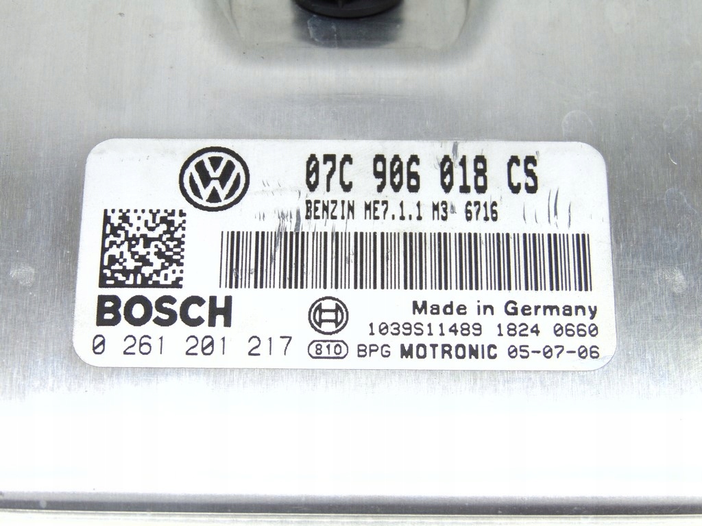 фото №8, Бортовий комп'ютер двигуна bentley continental 07c906018cs