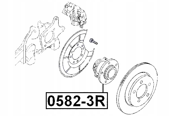 фото №2, Febest 0582-3r ступица колеса