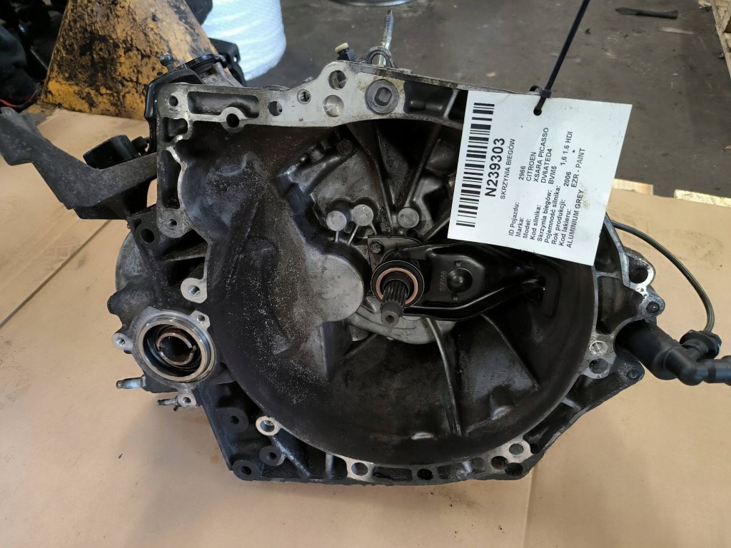 фото №1, Коробка передач передач citroen xsara picasso