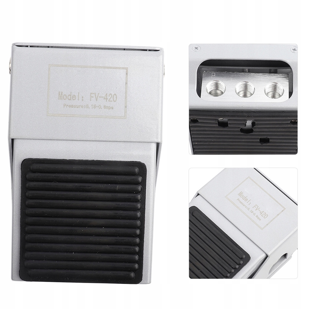 Клапан ножной ze стоп-сигнал g1/4, сталь dwupozycyjna, czterokierunkowa, 18 Недорого