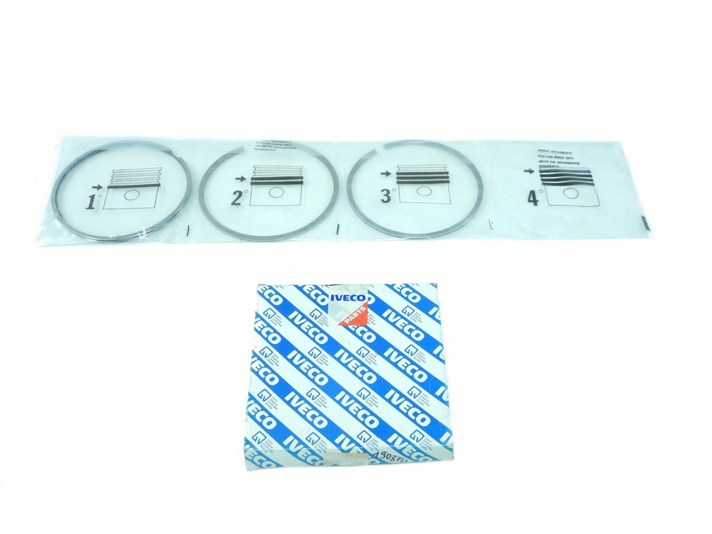 фото №1, Набор колец поршня iveco turbostar 190-48 aso