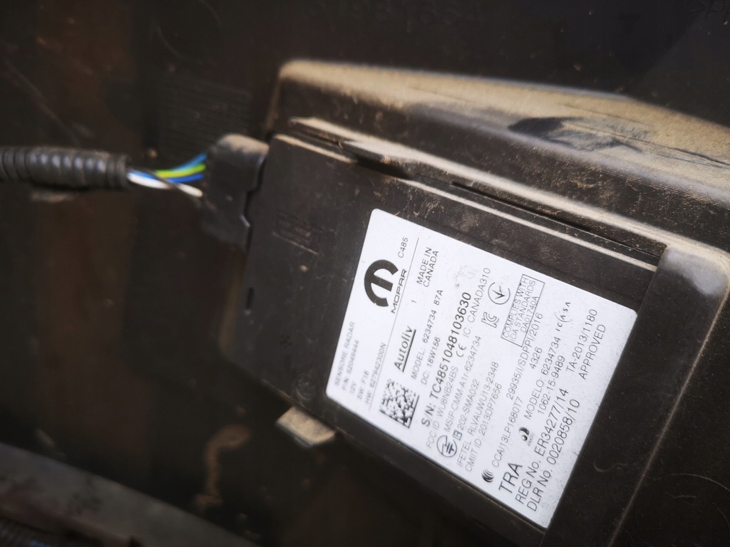 фото №1, Fiat renegade модуль радар датчик 552049444