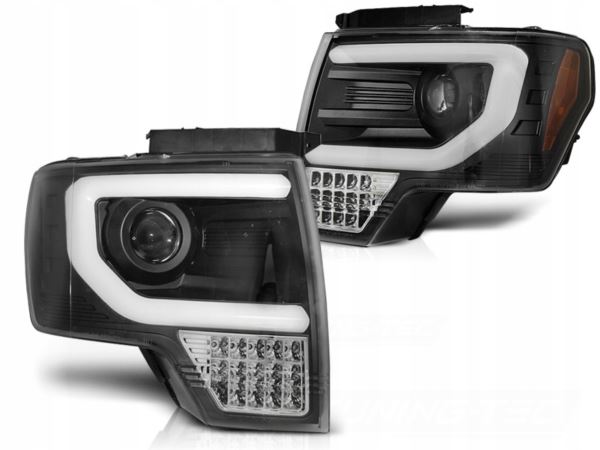 фото №1, Лампи передні ford f150 mk12 08-14 black led