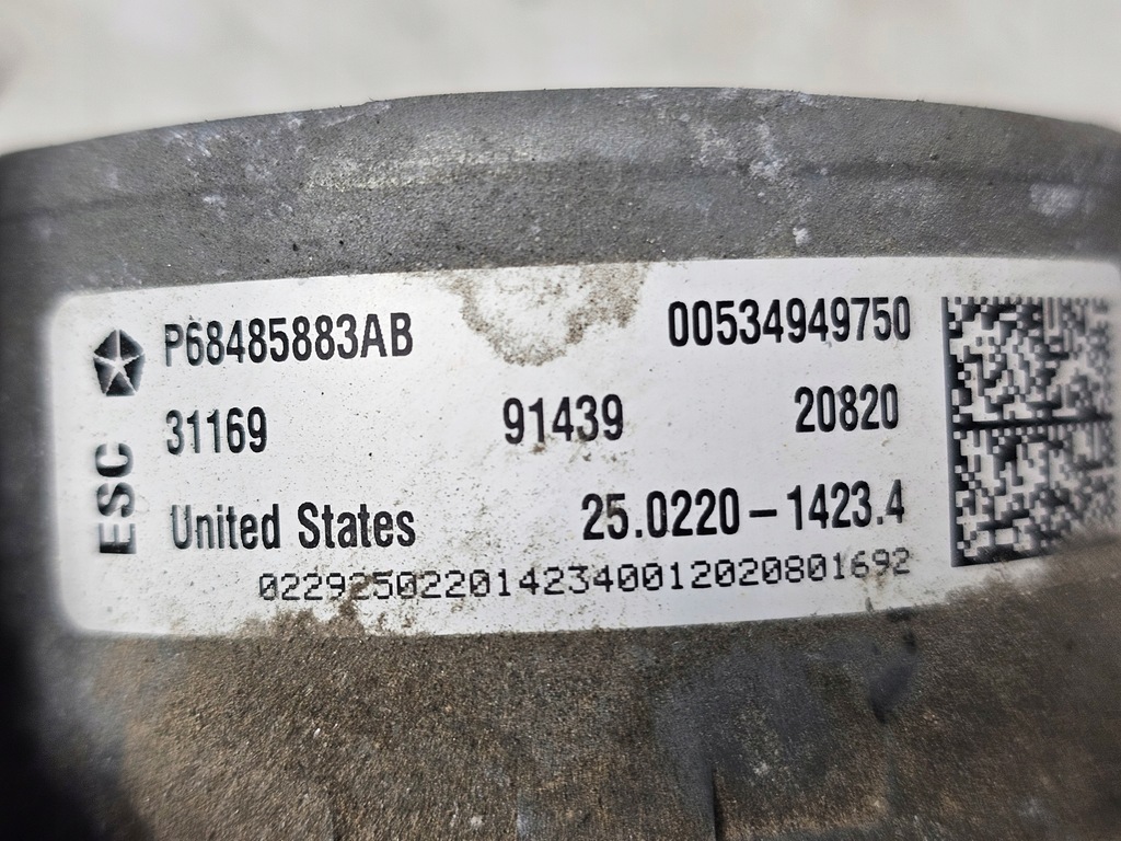 фото №10, Jeep compass 17- насос abs 68485883ab usa