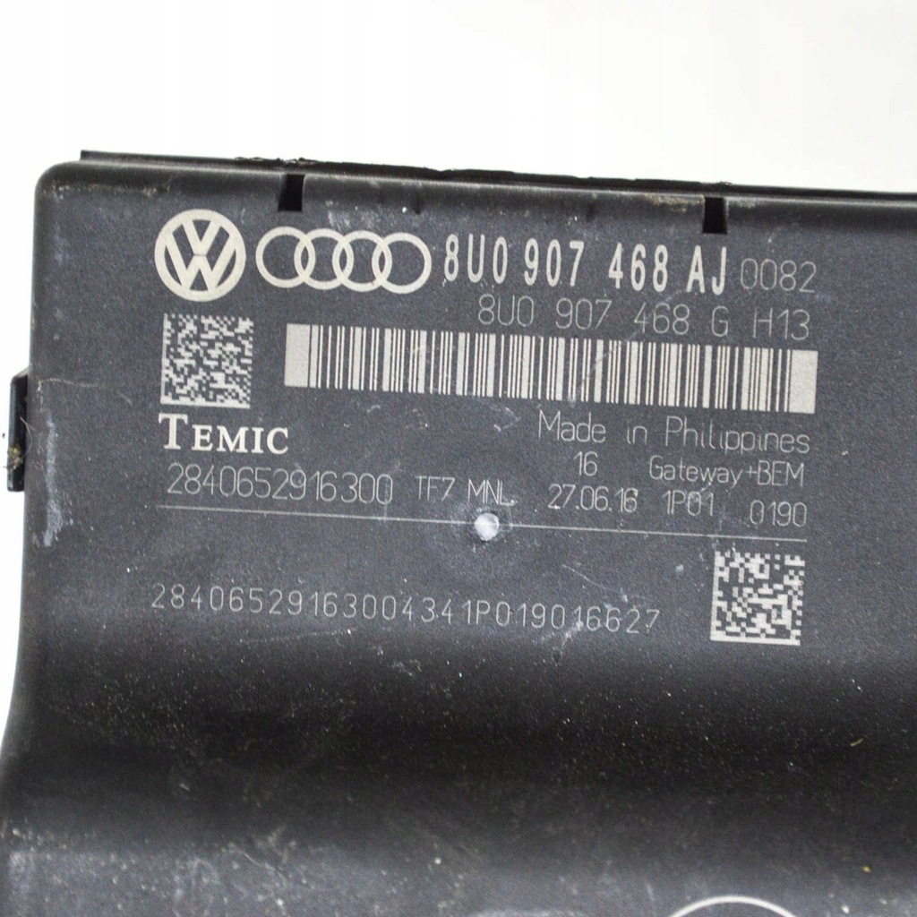 фото №6, Audi q3 8u 2017 модуль управление шлюз