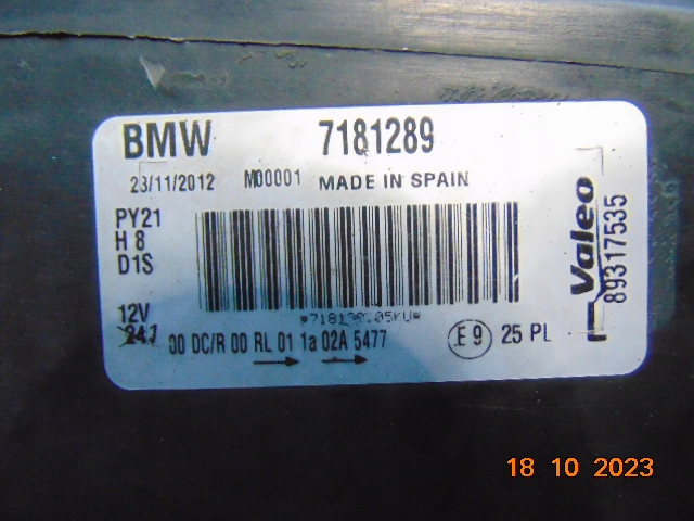 фото №8, Bmw e81 e82 e87 ліва лампа подвійний bi ксенон lift ні поворотна 7181289 euro