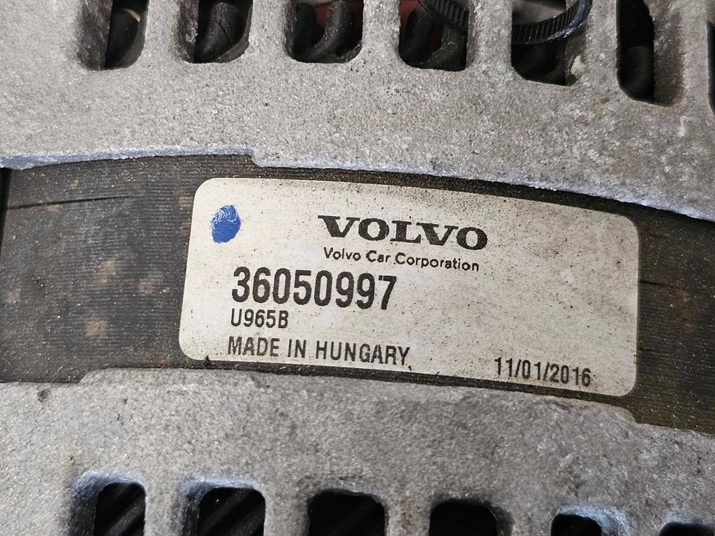 фото №6, Генератор volvo v50 s40 c30 c70 2.0d 136km 36050997