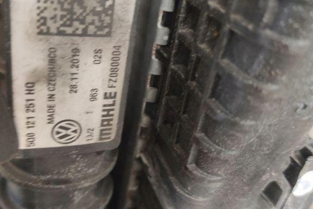 фото №6, Комплект радіатор vw tiguan ad1 5q0121251gr 1.5l бензиновий 110kw 2019