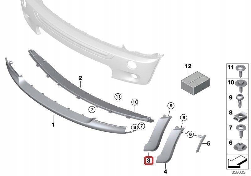 фото №5, Mini r53 спойлер правий оригінальний 51111479089