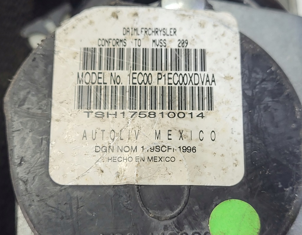 фото №5, Pas безпеки правий перед dodge journey 10r chrysler sebring