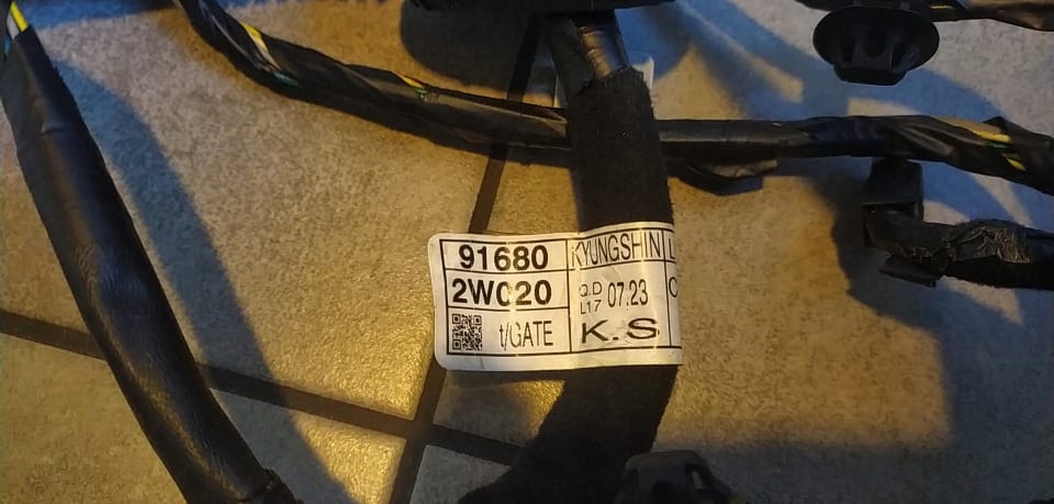 фото №8, Hyundai santa fe iii жгут задняя свет крышки