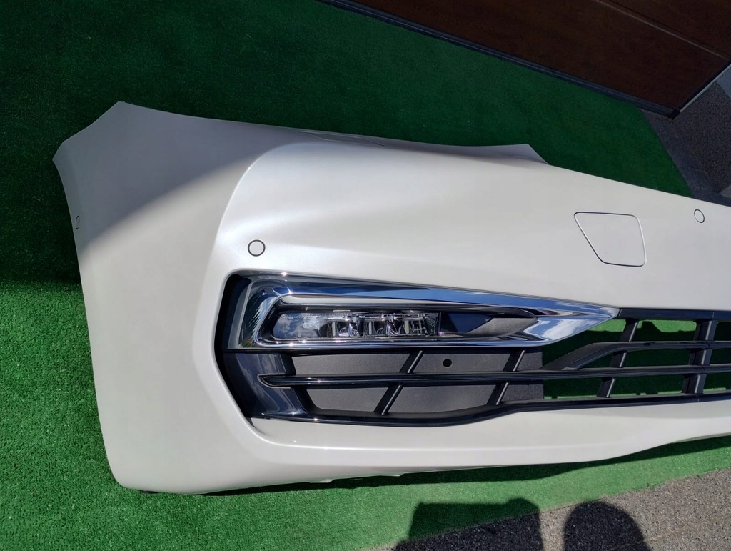 фото №7, Бампер перед bmw 6 gt g32 7415532 оригинальный номер новый комплект жгут омыватель drl хром