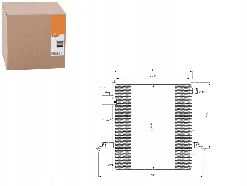 фото №1, Nrf 35871 конденсатор, кондиціонер