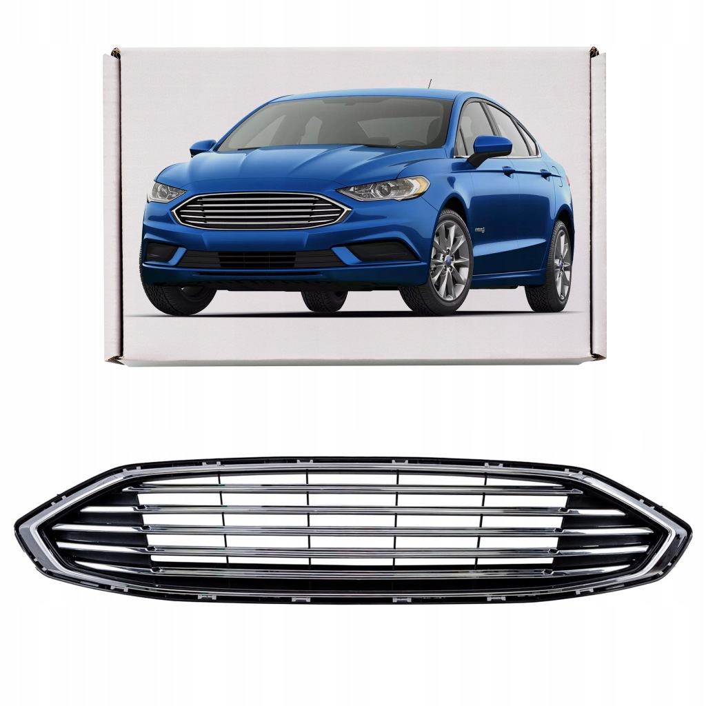 фото №1, Ford fusion mk2 ii 2016-2020 решітка радіатора передній хромований hs738150aaw