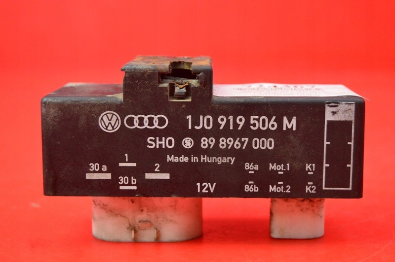 фото №5, Блок керування модуль вентилятора 1j0919506m skoda fabia 1 i 1.9 tdi 101 km 99-04