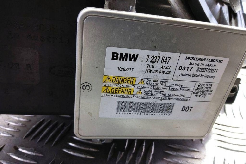 фото №8, Лампа права передня bmw 7 f01, f02 7182154 4.4l бензиновий 2010