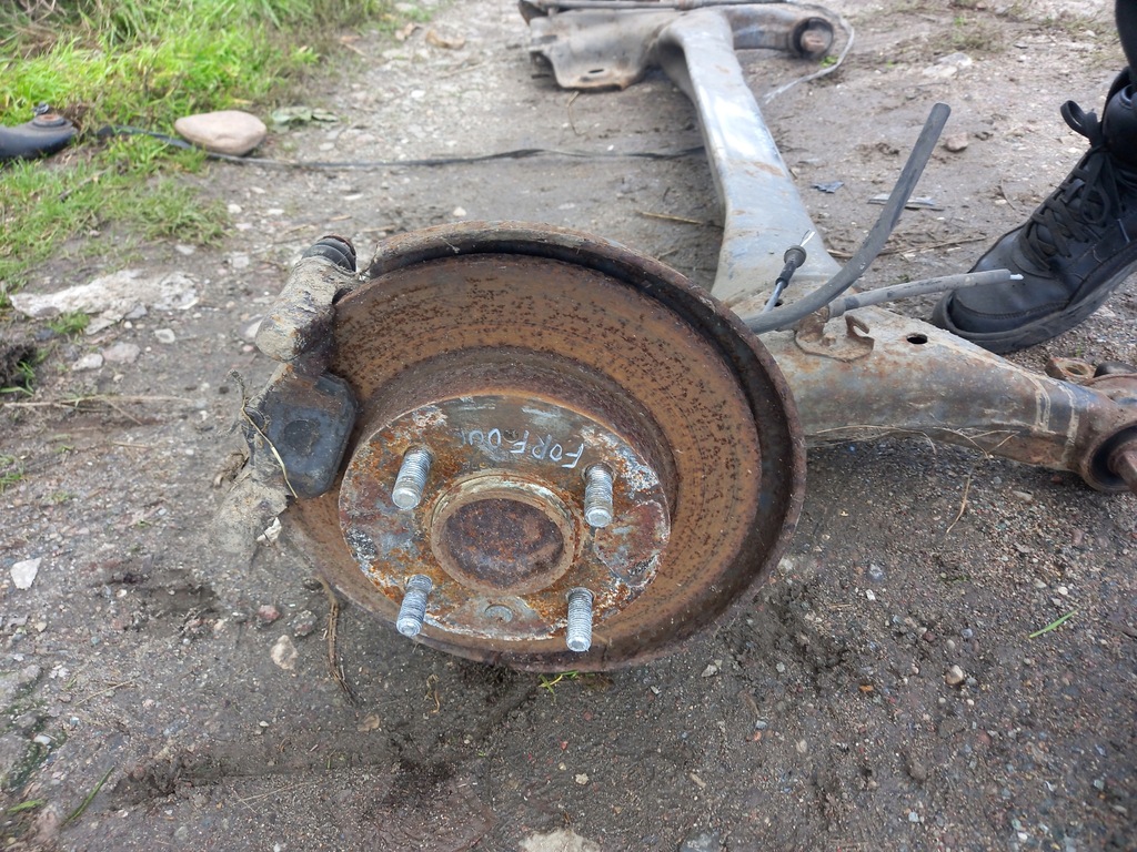 фото №5, Балка задняя oś подвеска задняя smart forfour