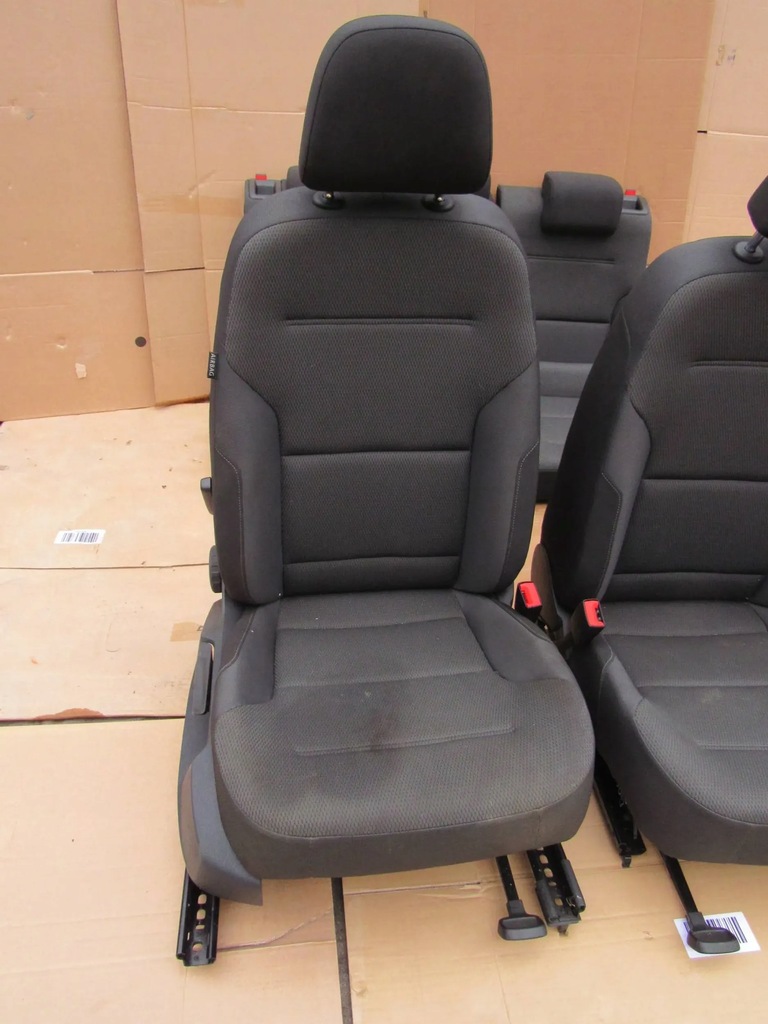 фото №6, Volkswagen golf 7 vii оббивка сидіння сидіння передні заднє сидіння обшивки