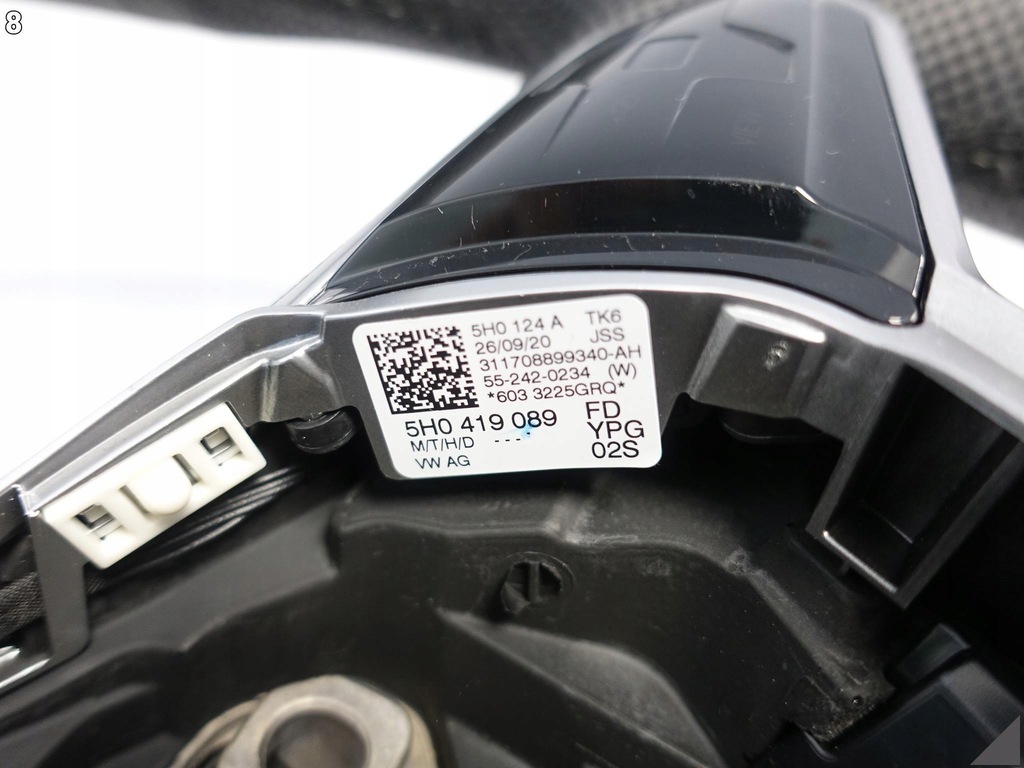 фото №9, Vw golf viii 8 5h0 passat tiguan arteon r-line воздуховод лепестки переключения виртуальный