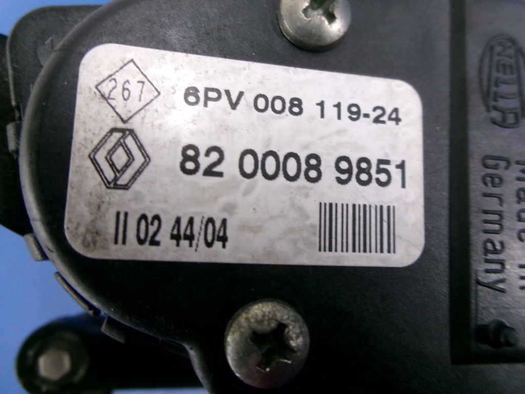 фото №5, Renault clio ii potencjomatr педаль газу 8200089851