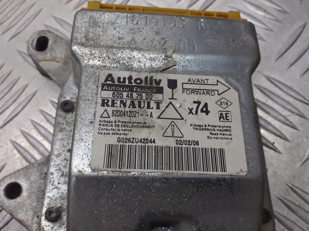 фото №3, Модуль подушка безопасности renault laguna ii 2.0 dci 8200412021