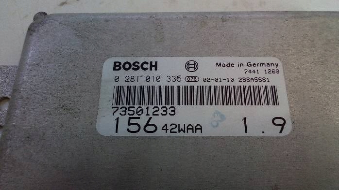 фото №9, Бортовой компьютер двигателя alfa romeo 156 1,9 jtd 0281010335