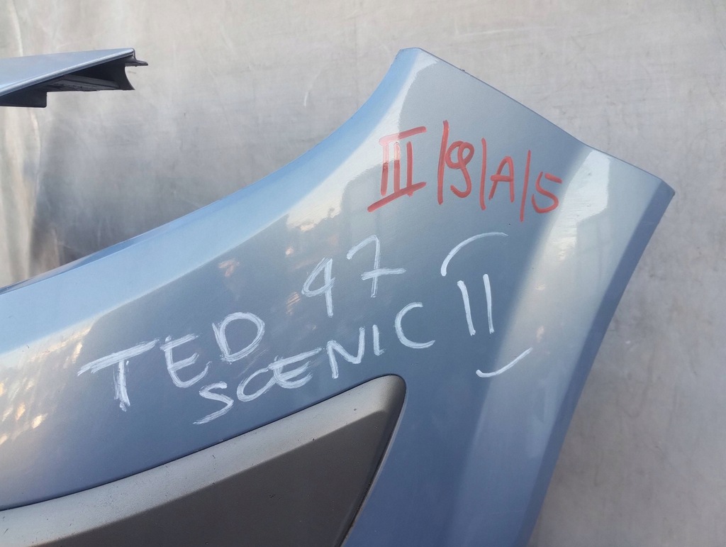 фото №9, Бампер передній перед renault scenic ii ted47