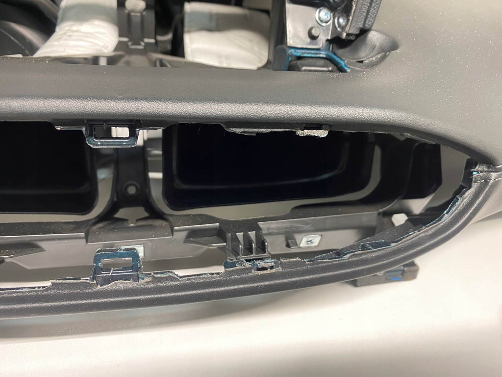 фото №8, Приборная панель консоль подушки безопасности ремни hyundai santa fe iv демонтаж