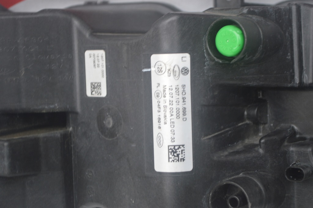 фото №8, Противотуманная фара левый лампа drl led vw golf 8 viii gti решётка 5ho 5h