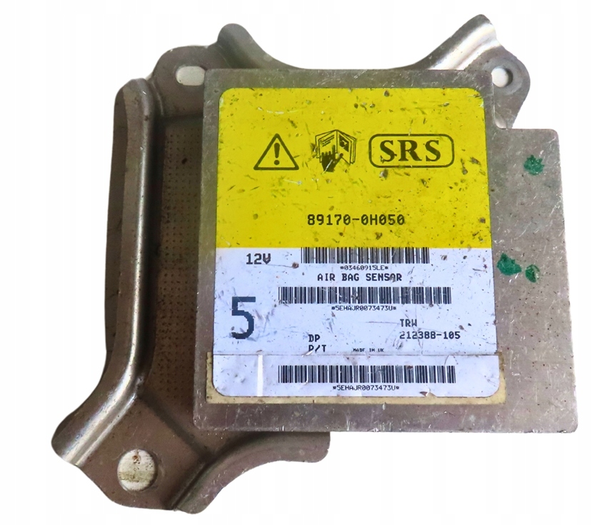 фото №1, Модуль блок управления датчик подушка безопасности toyota aygo i 2005-2014 rok 89170-0h050