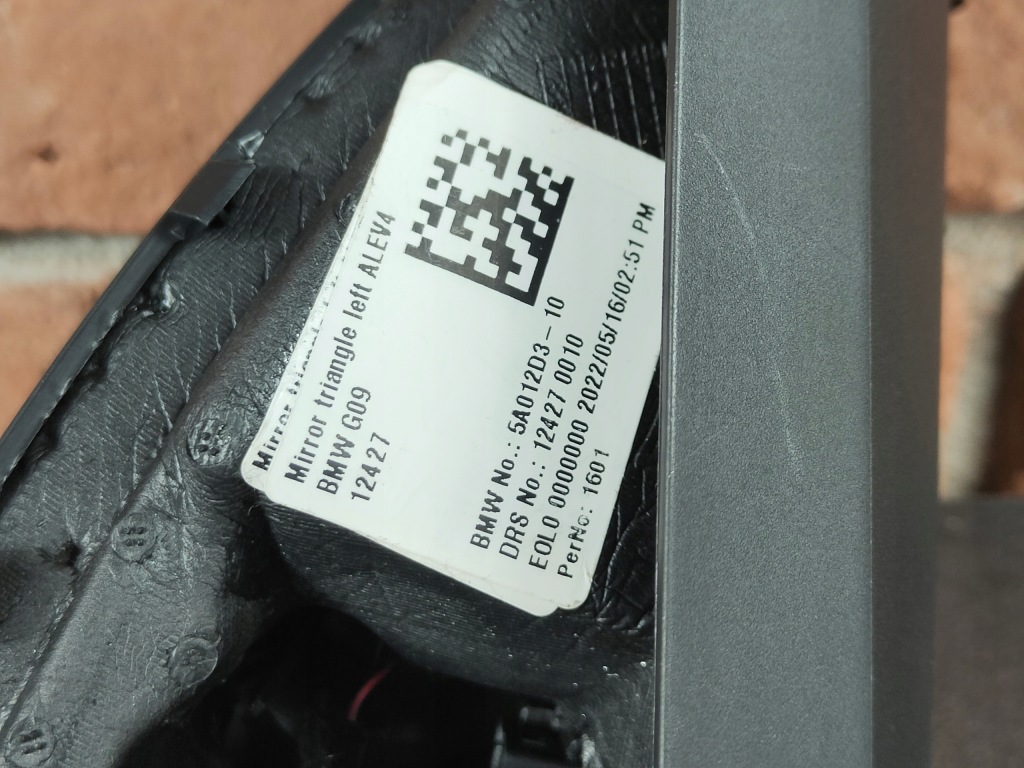 Трикутник лівий динамік двері bowers wilkins bmw g09 x8 xm 5a012d3 9350327 Доставка