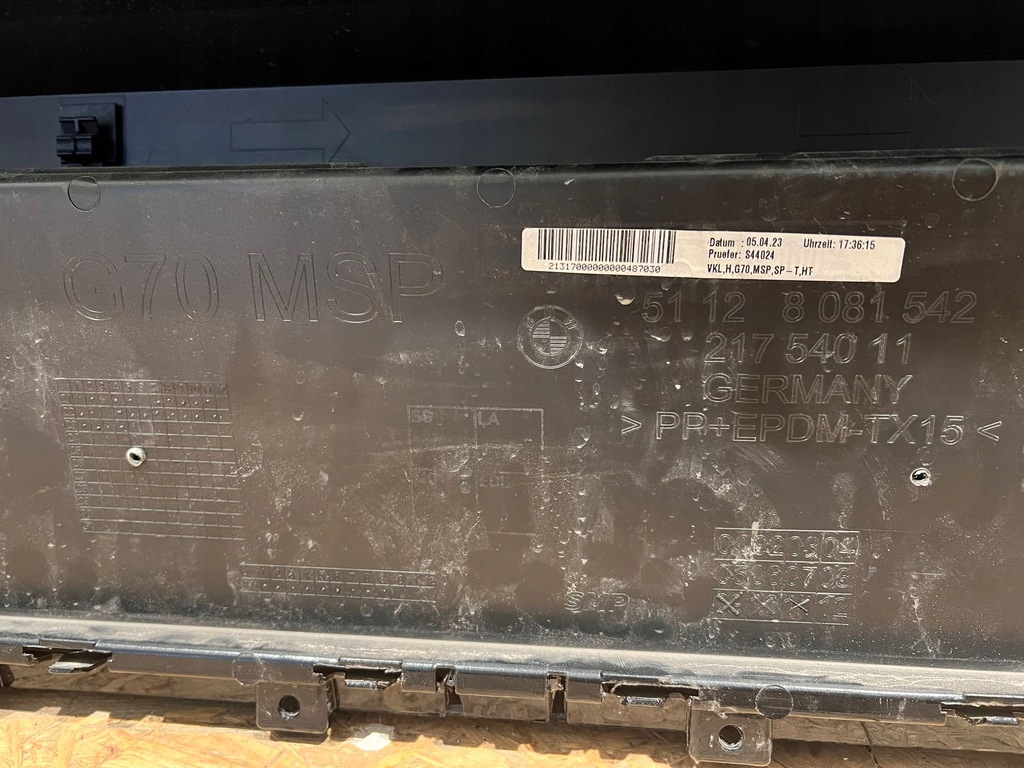 фото №11, Bmw 7 g70 m-pakiet i7 бампер задний задняя