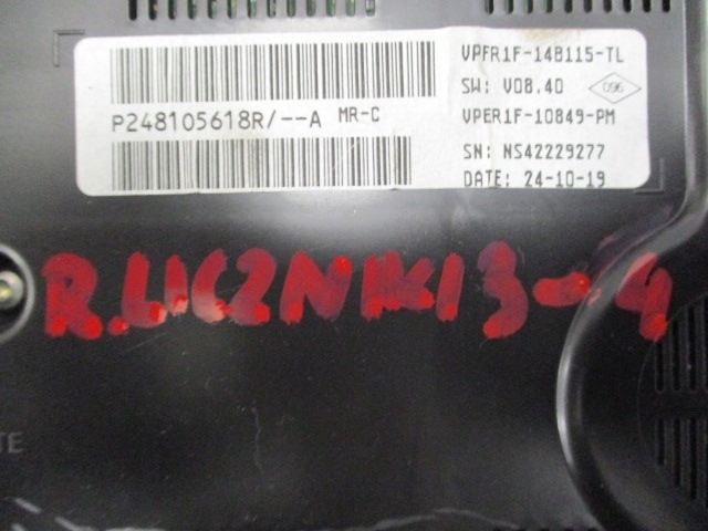 фото №11, Renault megane iv лічильник прилади 248105618r