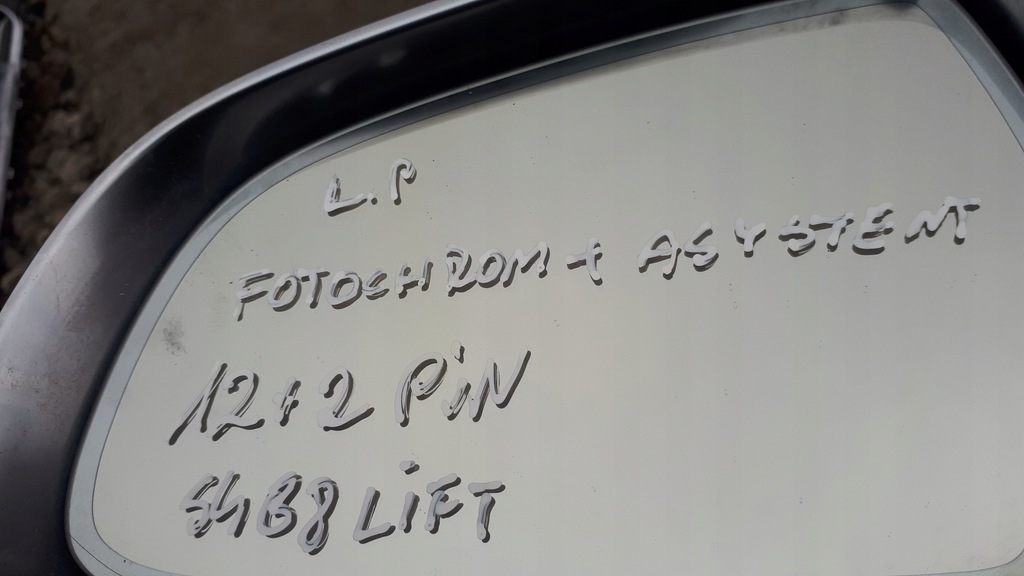 фото №14, S4 b8 lift зеркало левая ассистент фотохромный usa