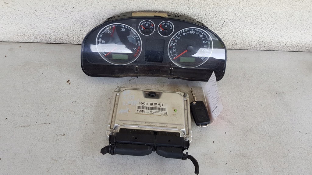 фото №1, Бортовой компьютер набор vw passat b5 2.5 tdi